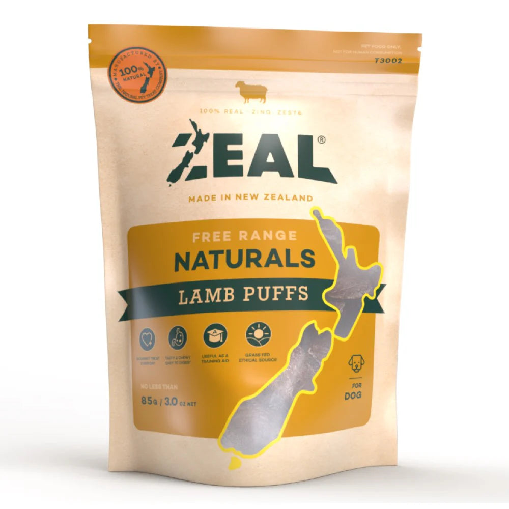 Free Range Naturals Lamb Puffs Dog Treats