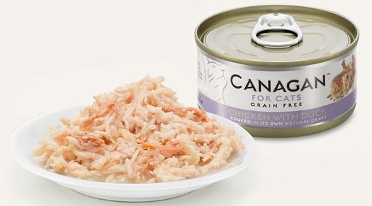 Grain Free Canned Cat Food - Chicken with Duck