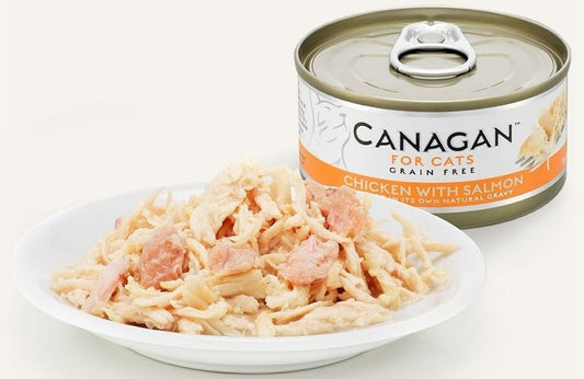 Grain Free Canned Cat Food - Chicken with Salmon
