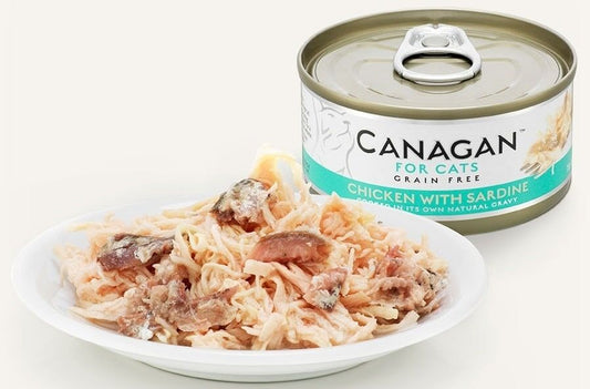 Grain Free Canned Cat Food - Chicken with Sardine