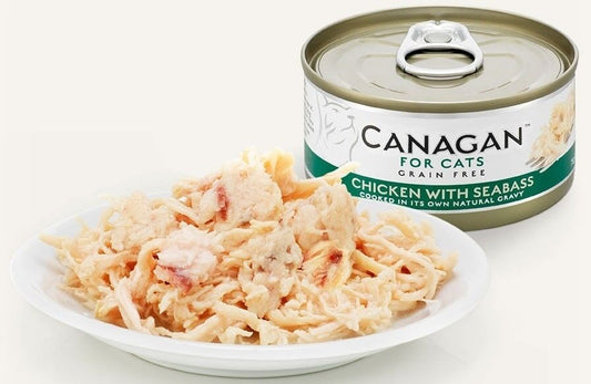 Grain Free Canned Cat Food - Chicken with Seabass