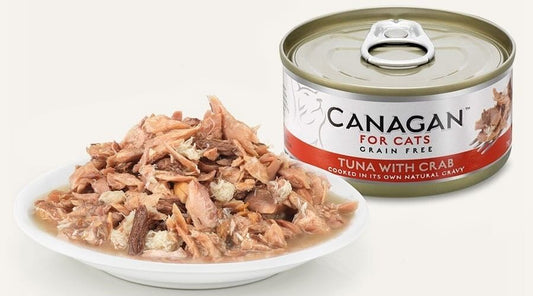 Grain Free Canned Cat Food - Tuna with Crab