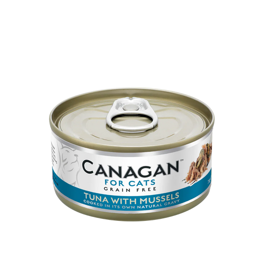 Grain Free Canned Cat Food - Tuna with Mussels