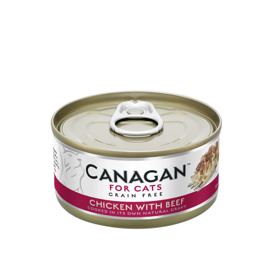 Grain Free Canned Cat Food - Chicken with Beef