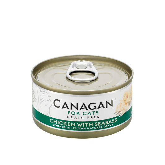Grain Free Canned Cat Food - Chicken with Seabass